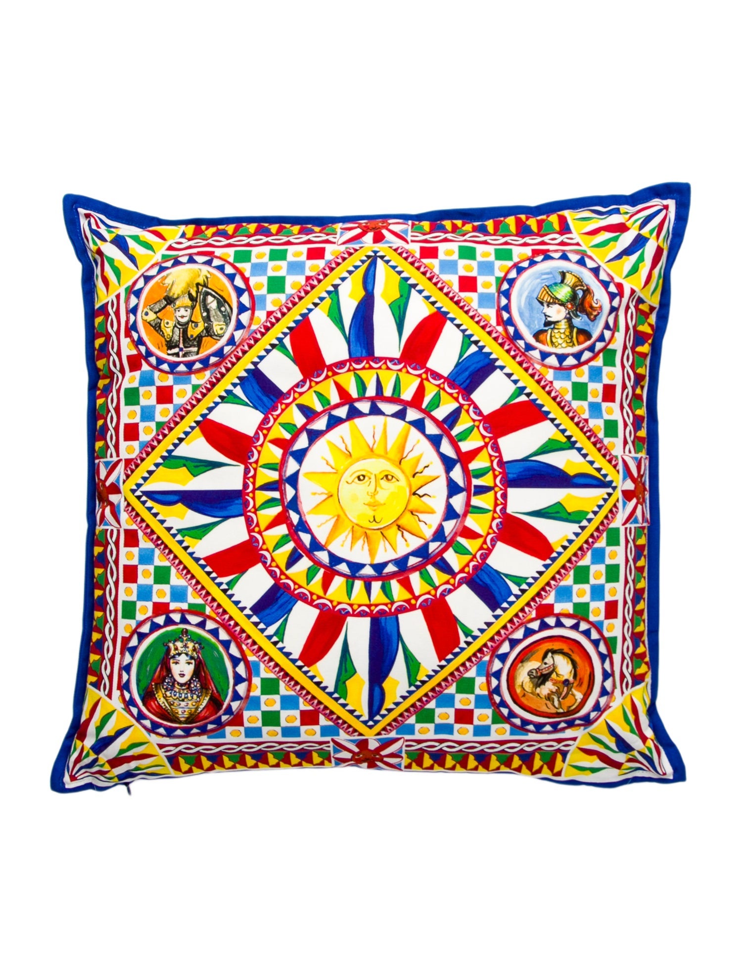 Dolce & Gabbana Carretto Embroidered Cushion