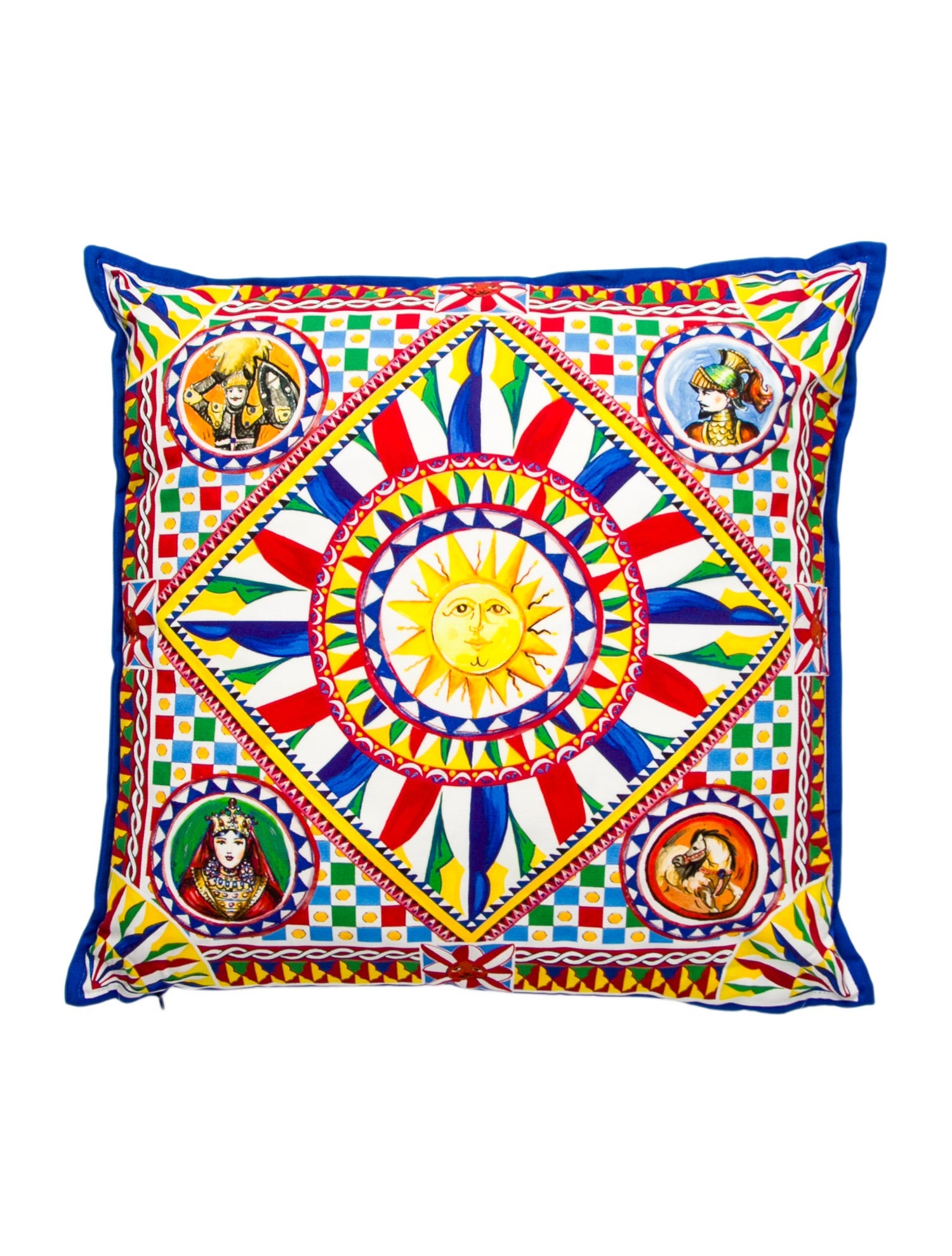Dolce & Gabbana Carretto Embroidered Cushion