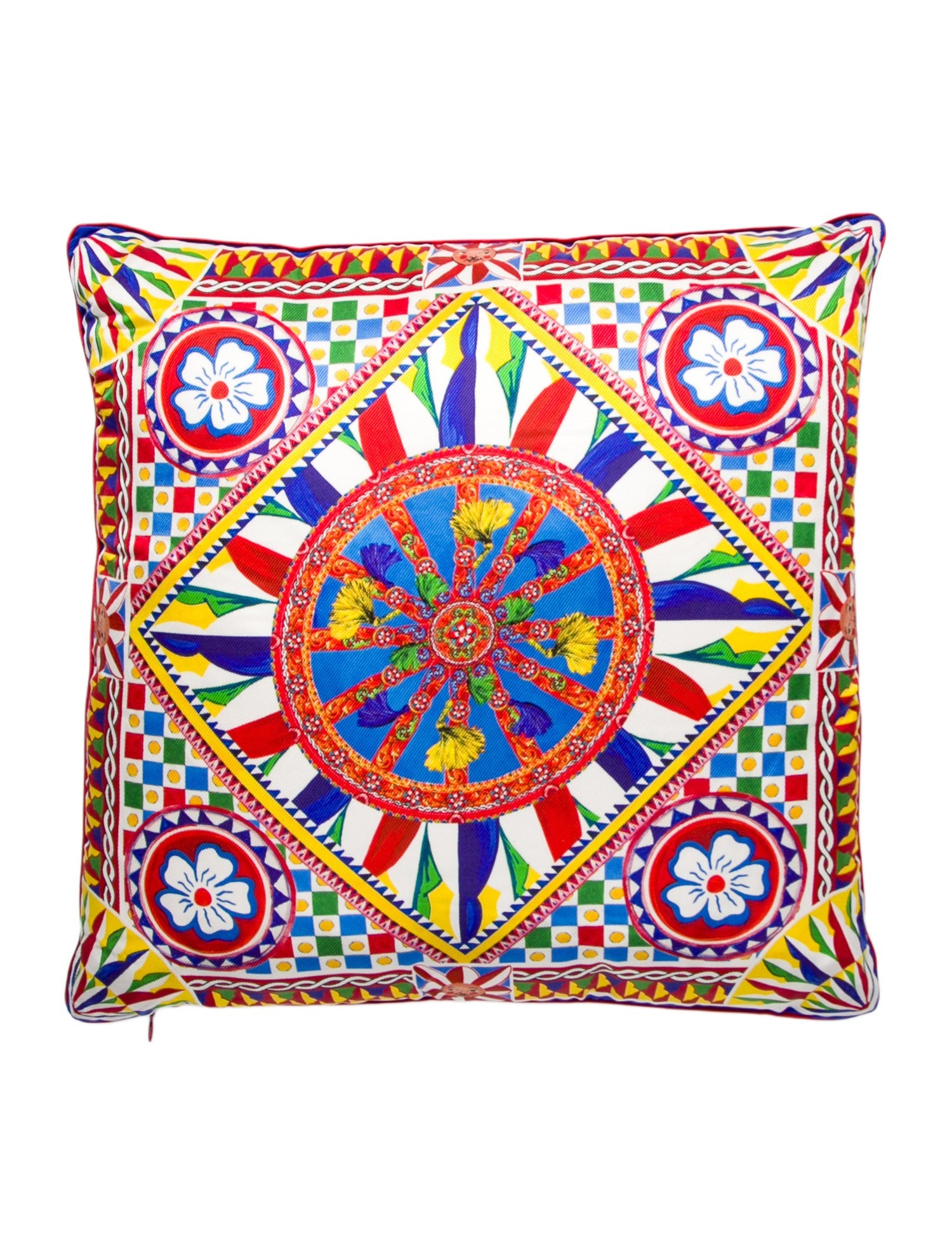 Dolce & Gabbana Casa Silk Throw Pillow