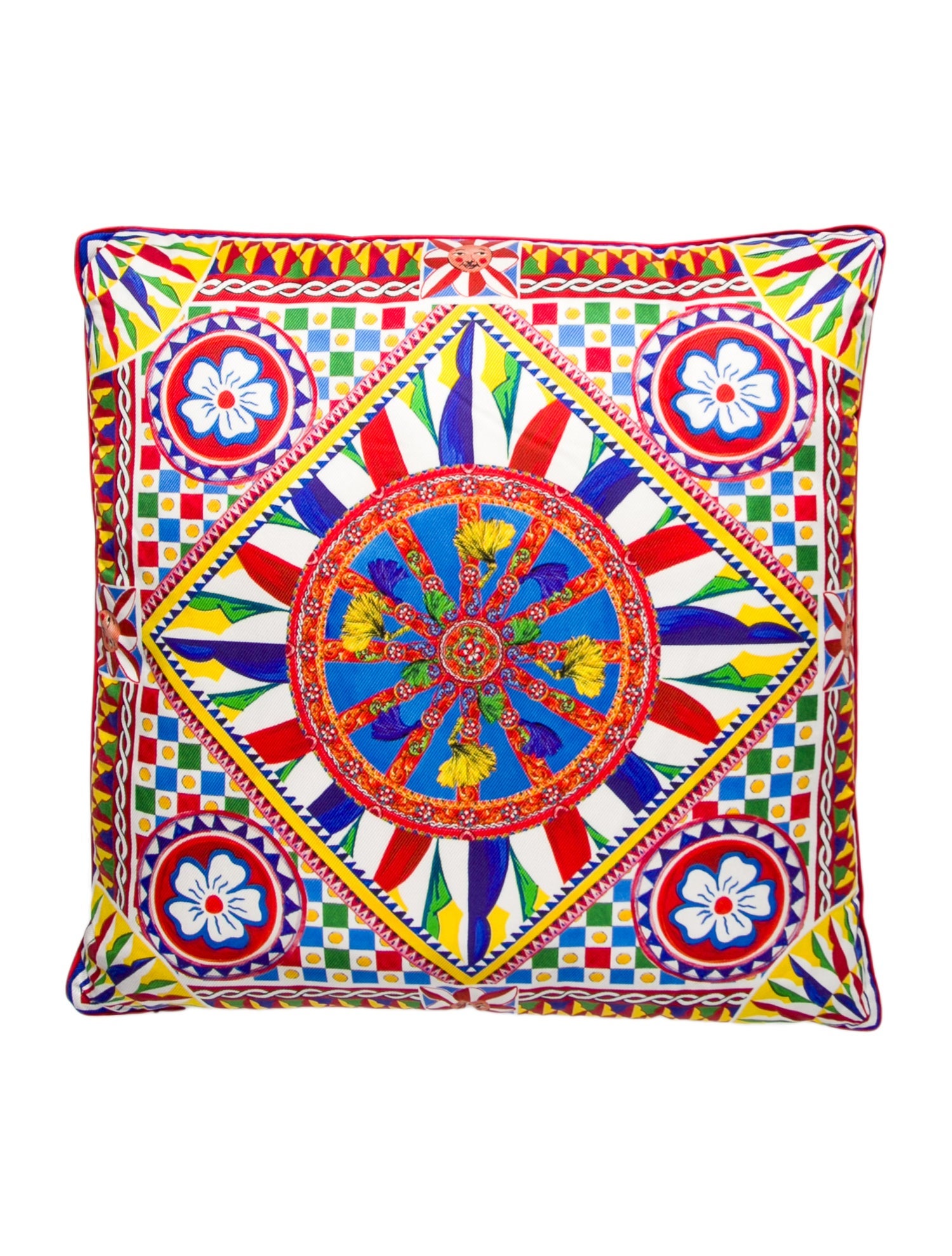 Dolce & Gabbana Casa Silk Throw Pillow