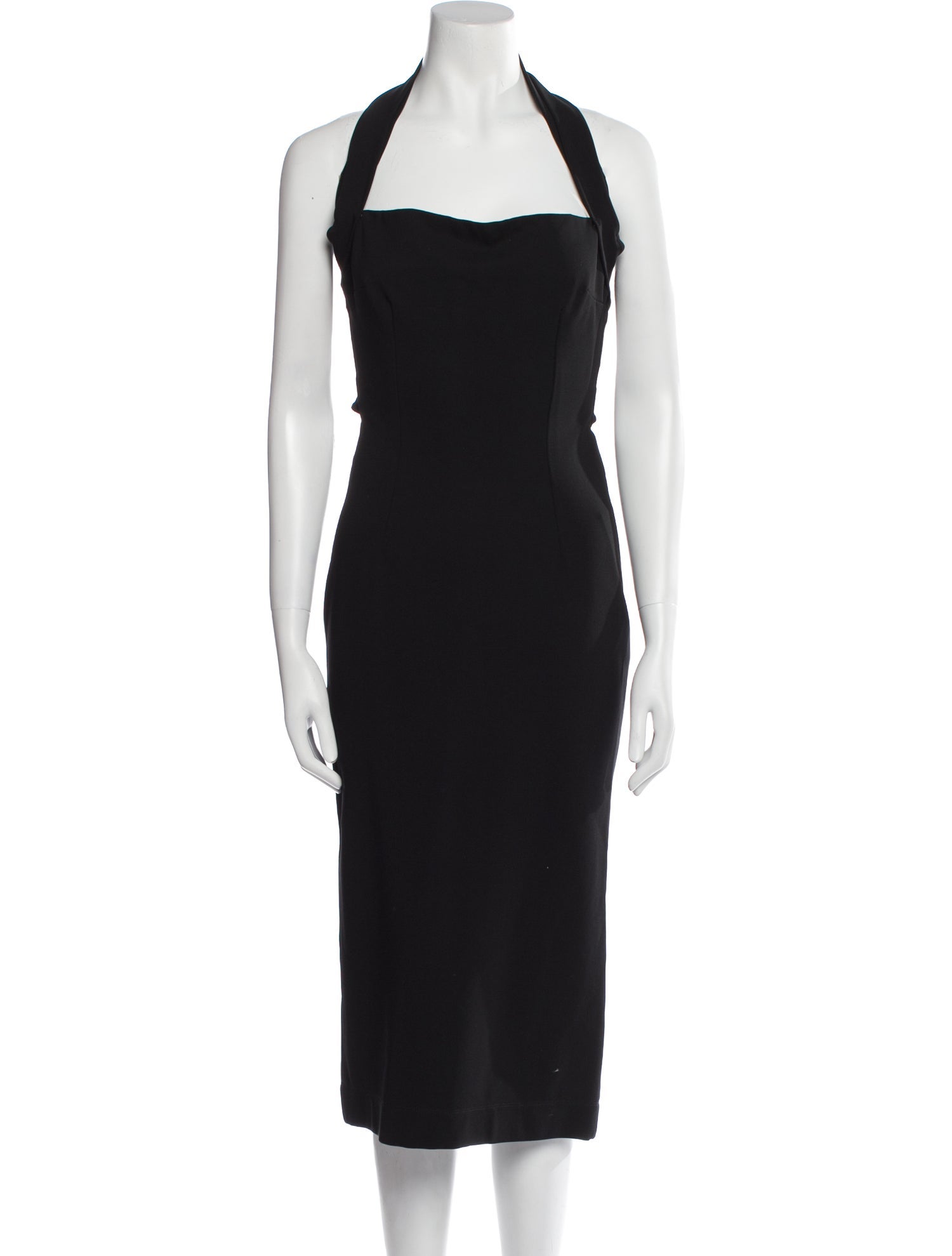 Dolce & Gabbana Halterneck Midi Length Dress