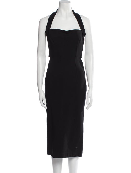 Dolce & Gabbana Halterneck Midi Length Dress
