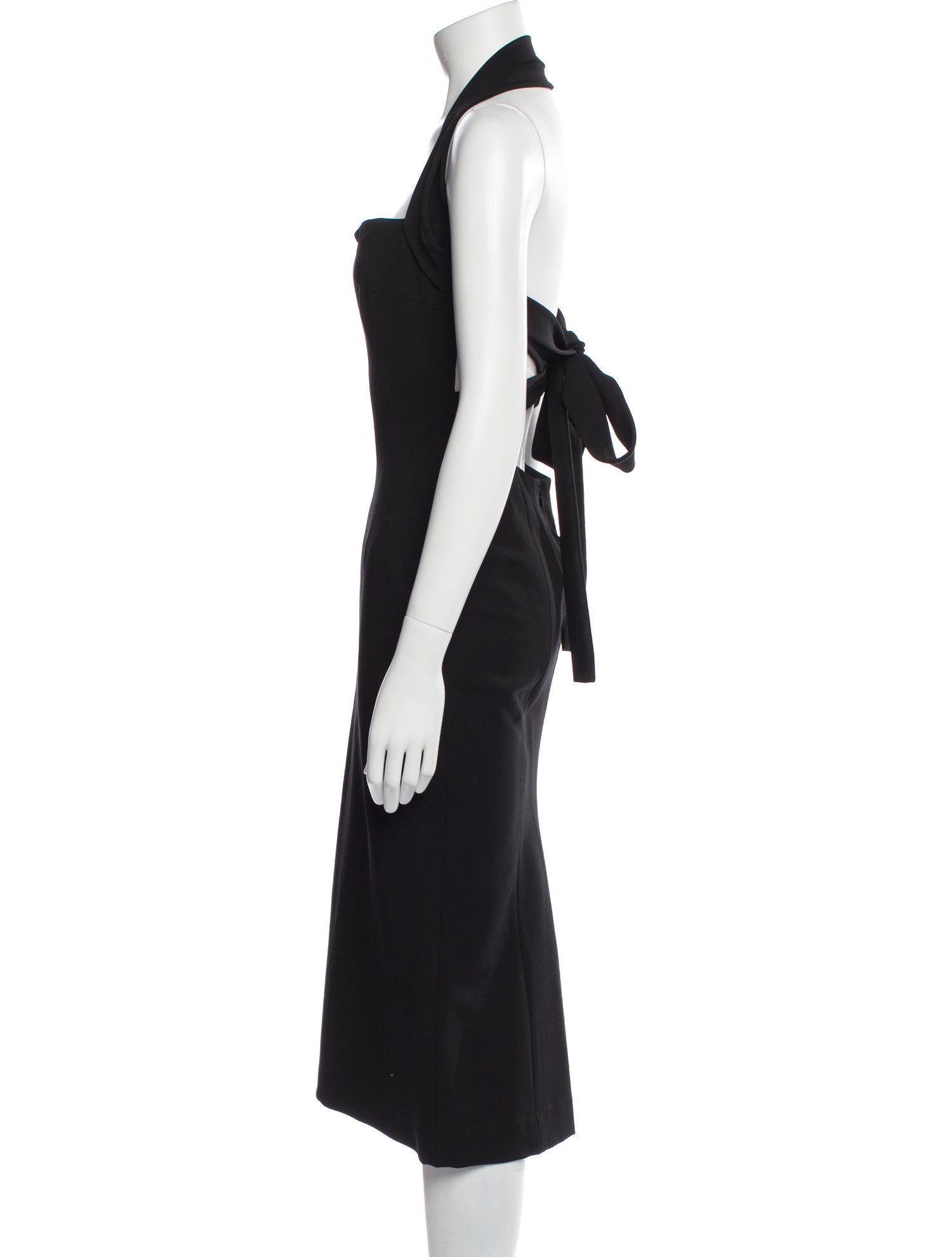 Dolce & Gabbana Halterneck Midi Length Dress