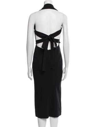 Dolce & Gabbana Halterneck Midi Length Dress
