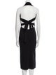 Dolce & Gabbana Halterneck Midi Length Dress