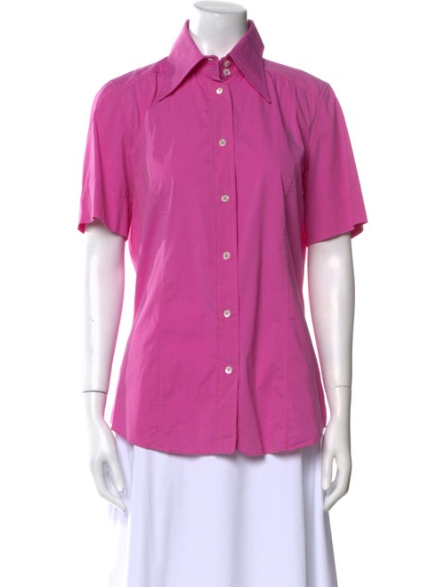Dolce & Gabbana Short Sleeve Button-Up Top
