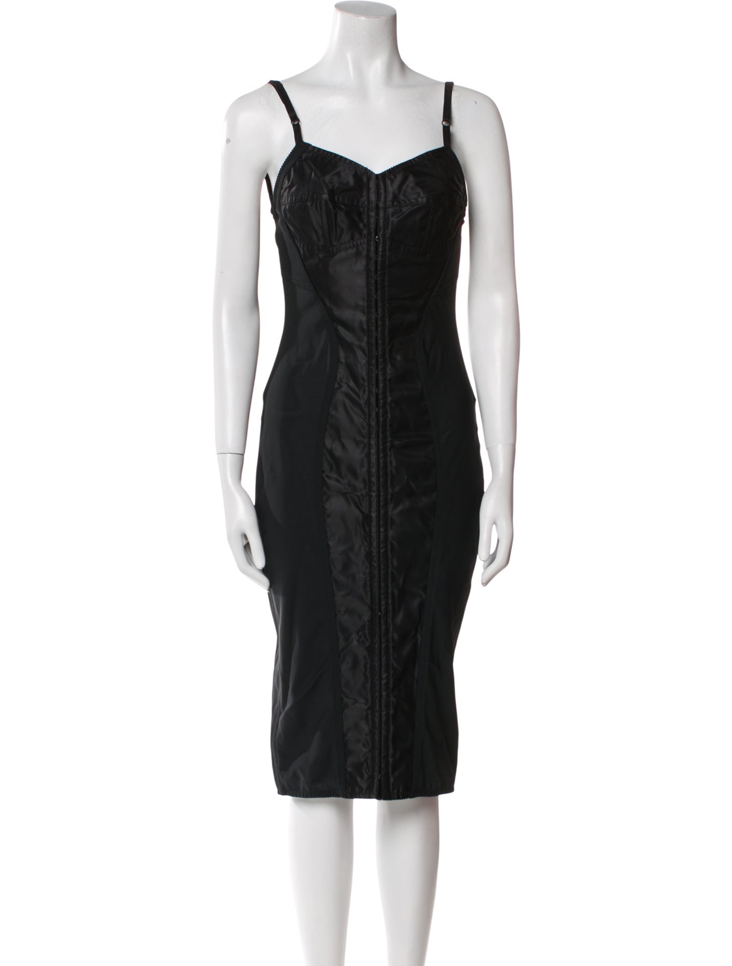 Dolce & Gabbana Square Neckline Midi Length Dress