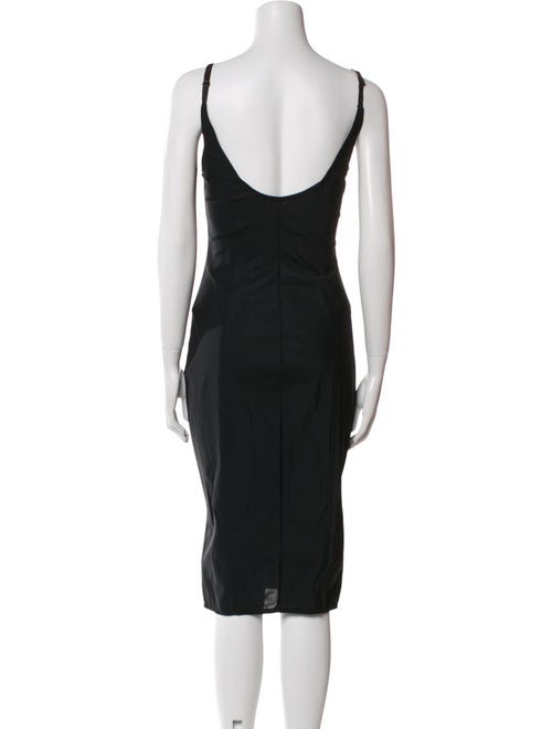 Dolce & Gabbana Square Neckline Midi Length Dress