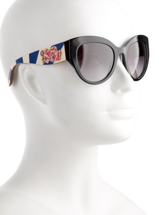 Dolce & Gabbana Cat-Eye Gradient Sunglasses