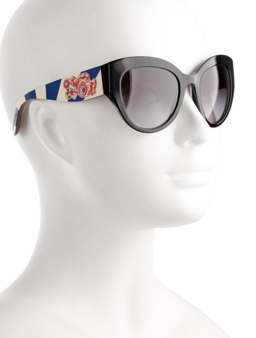 Dolce & Gabbana Cat-Eye Gradient Sunglasses