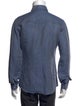 Dolce & Gabbana Linen Long Sleeve Denim Shirt