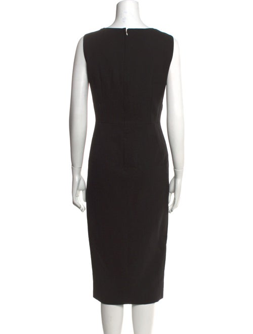 Dolce & Gabbana Virgin Wool Midi Length Dress