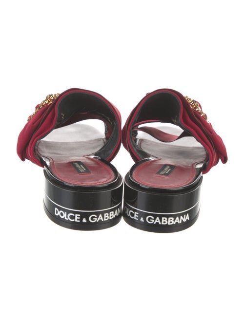 Dolce & Gabbana Bow Accents Slides
