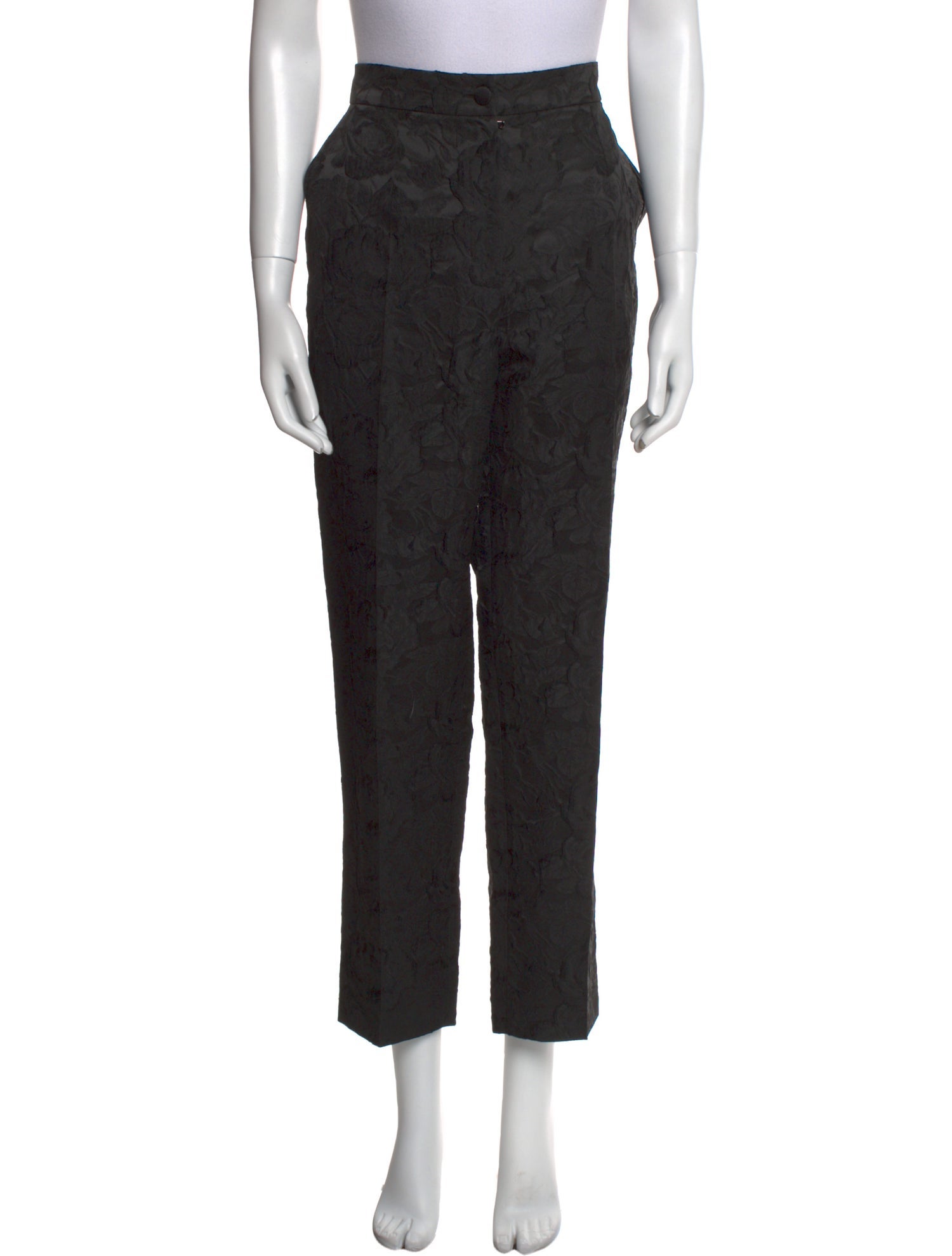 Dolce & Gabbana Printed Straight Leg Pants w/ Tags