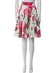 Dolce & Gabbana Floral Print Knee-Length Skirt