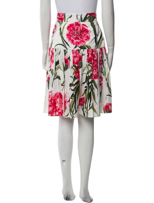 Dolce & Gabbana Floral Print Knee-Length Skirt
