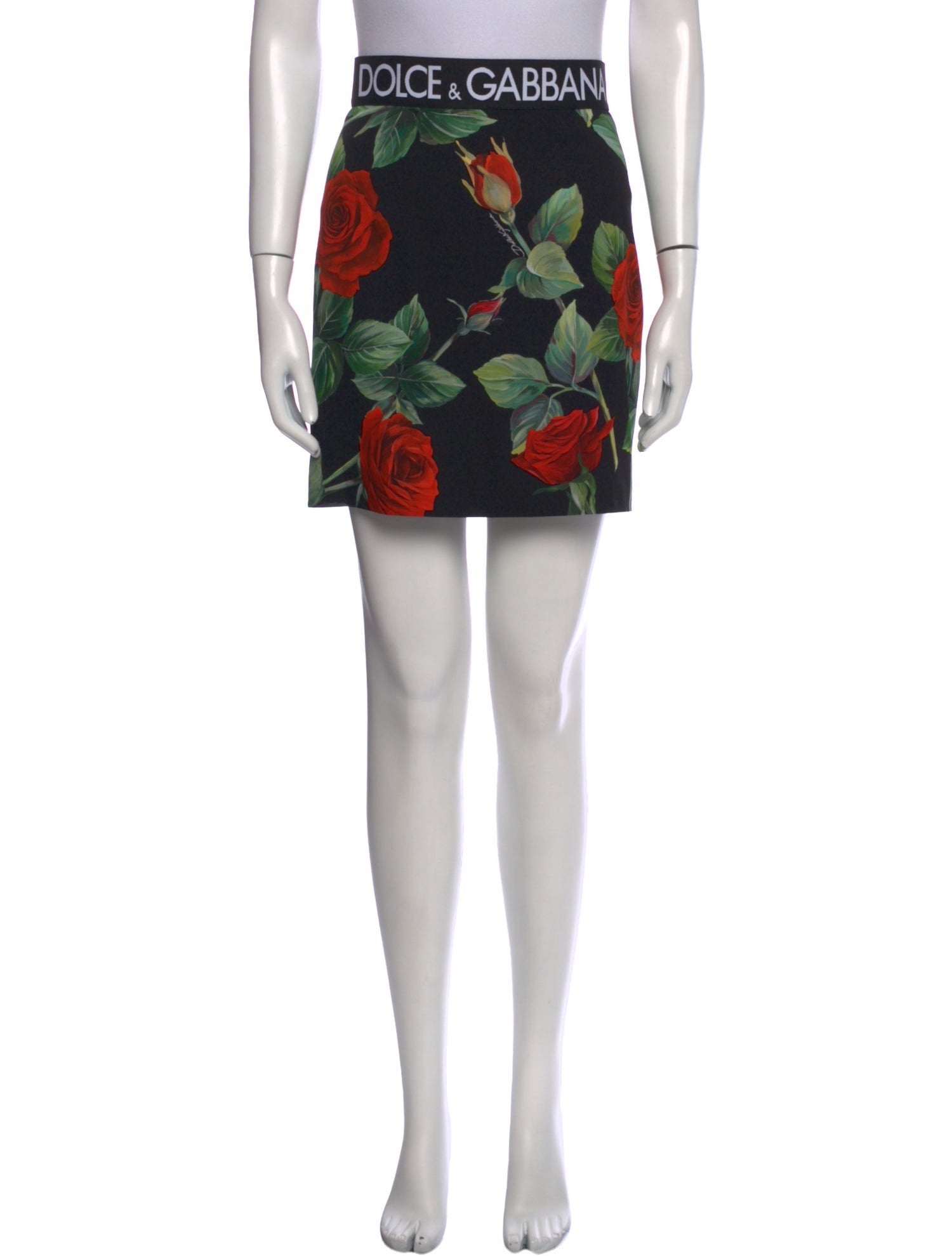 Dolce & Gabbana Floral Print Mini Skirt