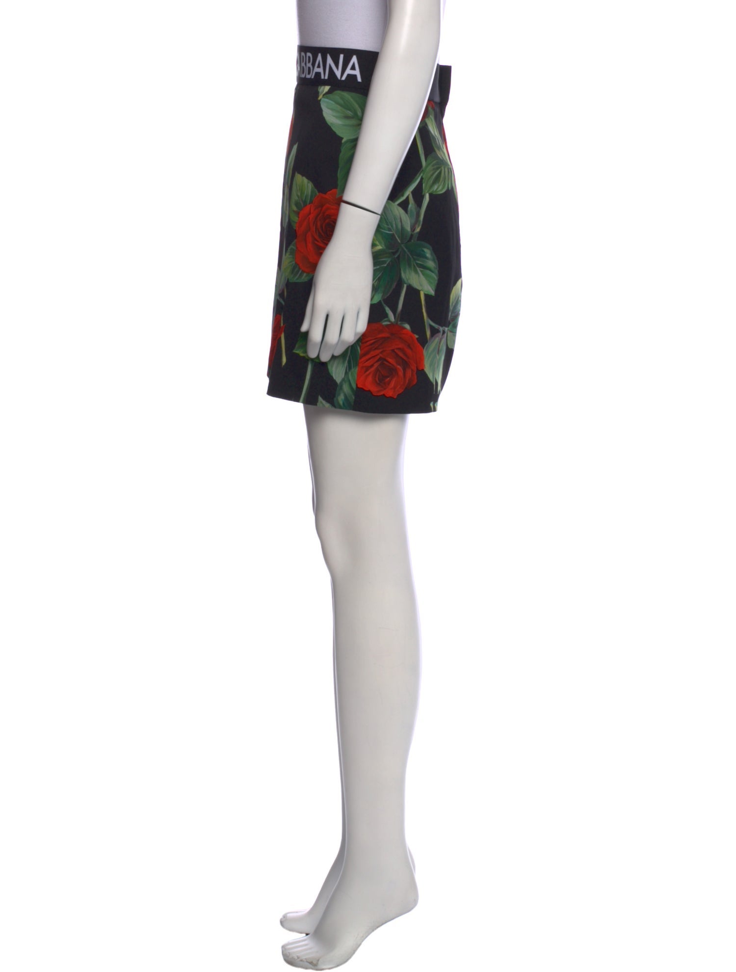 Dolce & Gabbana Floral Print Mini Skirt