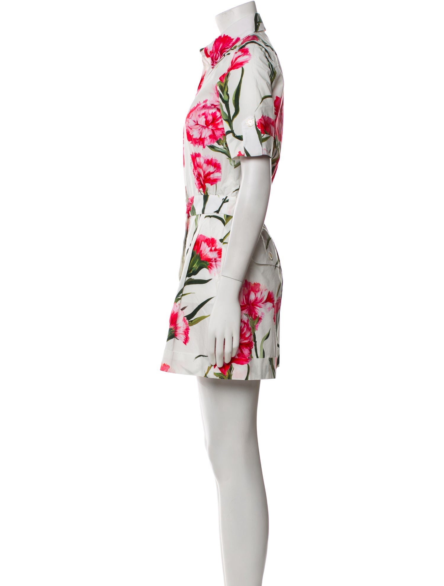 Dolce & Gabbana Floral Print Romper