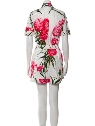 Dolce & Gabbana Floral Print Romper