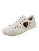 Dolce & Gabbana Leather Studded Accents Sneakers
