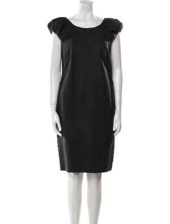 Dolce & Gabbana Virgin Wool Knee-Length Dress
