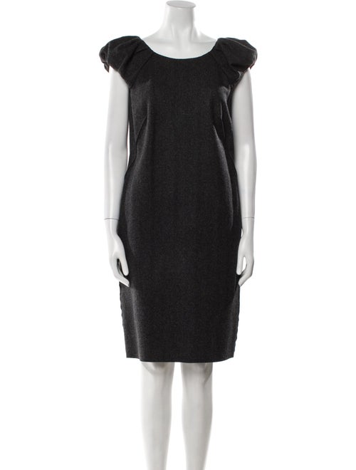Dolce & Gabbana Virgin Wool Knee-Length Dress