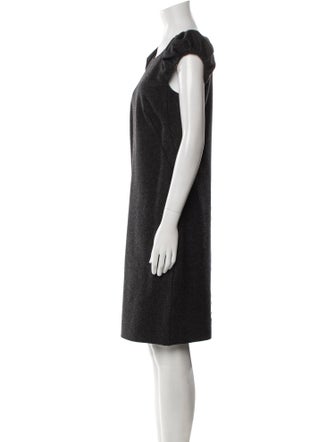 Dolce & Gabbana Virgin Wool Knee-Length Dress