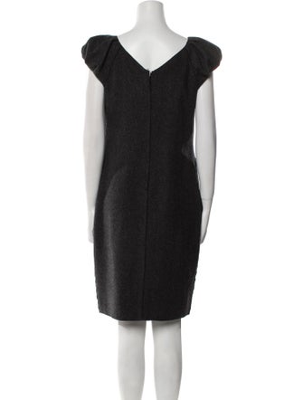 Dolce & Gabbana Virgin Wool Knee-Length Dress