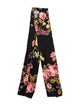 Dolce & Gabbana Silk Floral Print Scarf