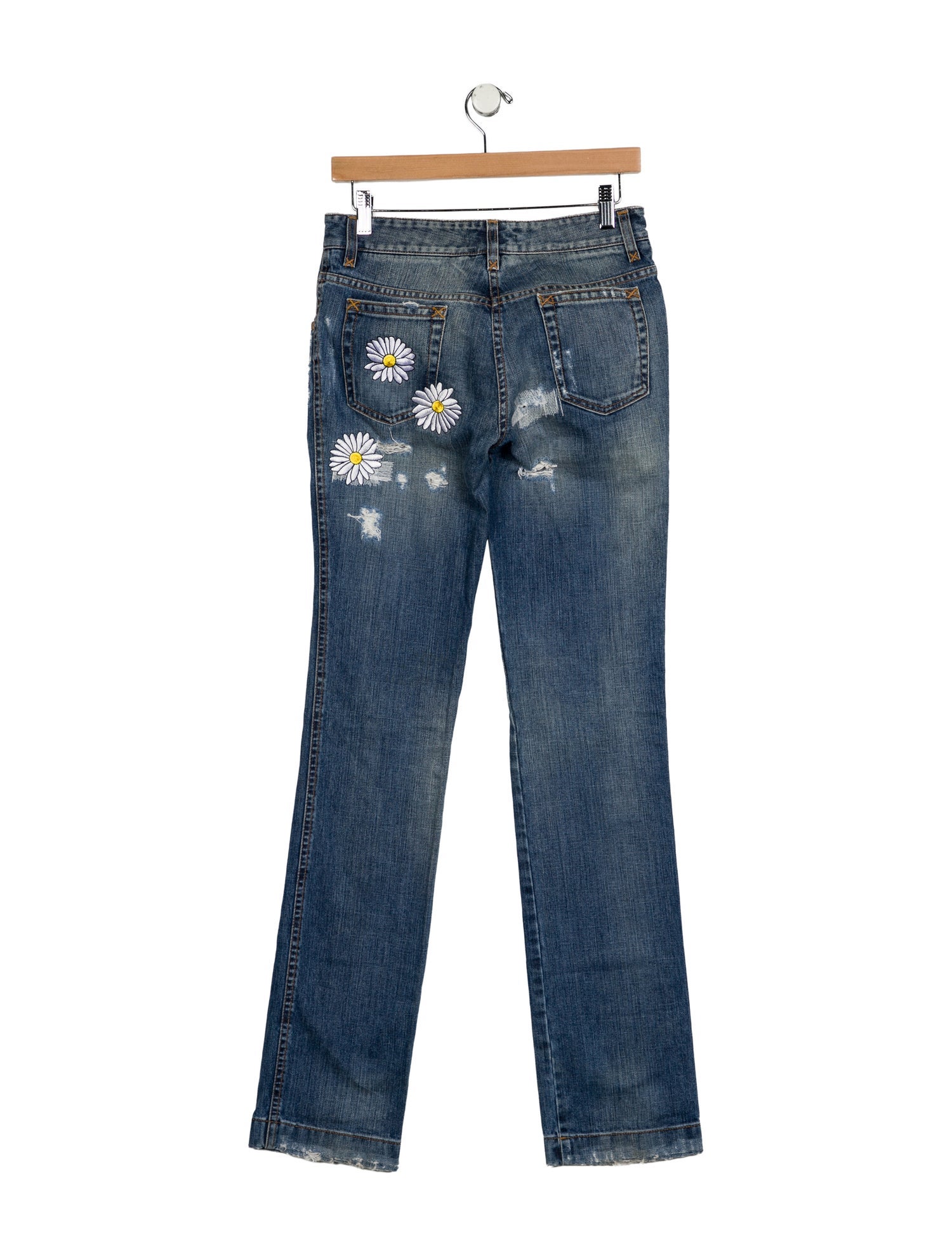 Dolce & Gabbana Low-Rise Straight Leg Jeans