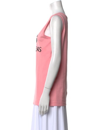 Dolce & Gabbana Graphic Print Scoop Neck Top