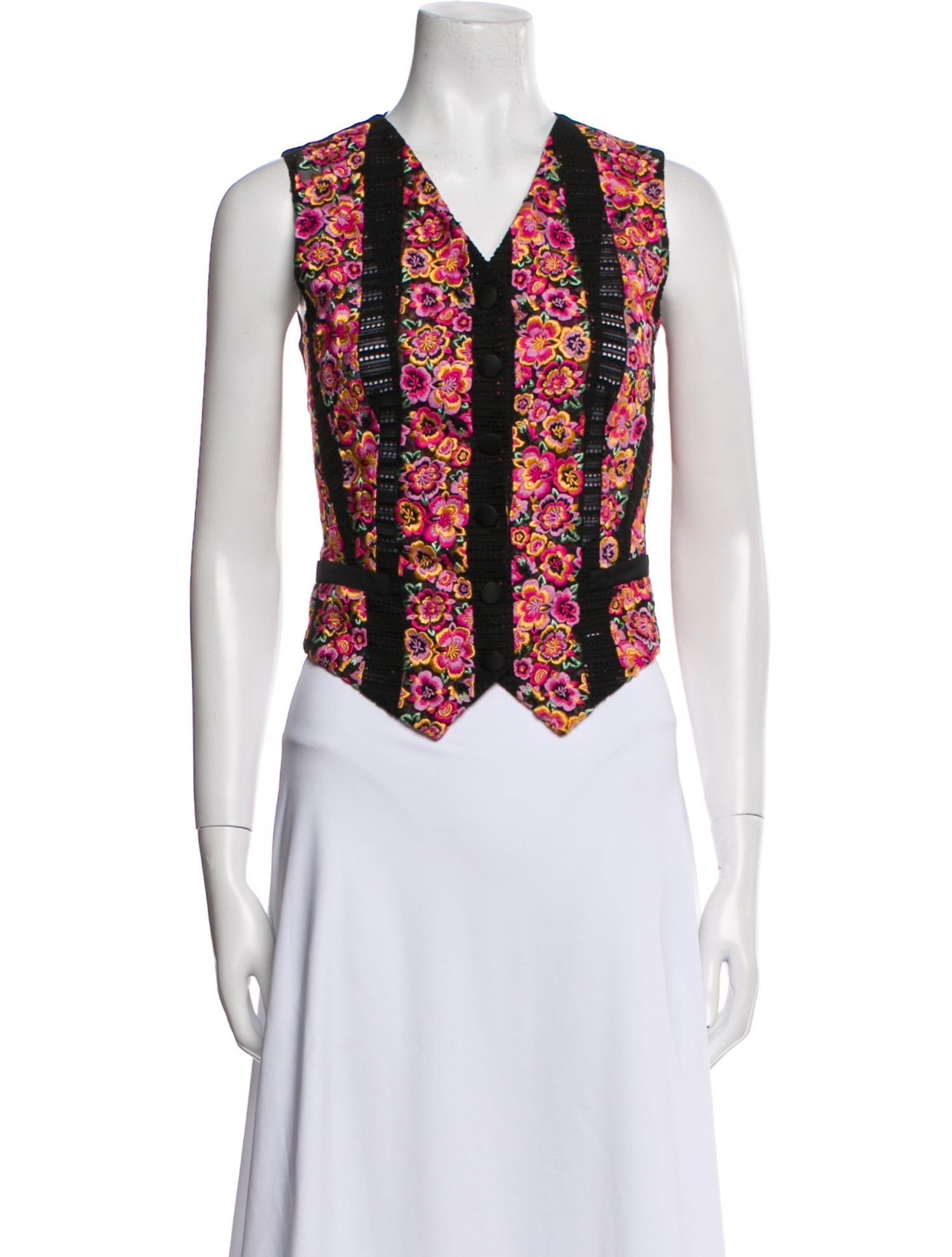 Dolce & Gabbana Floral Print Vest