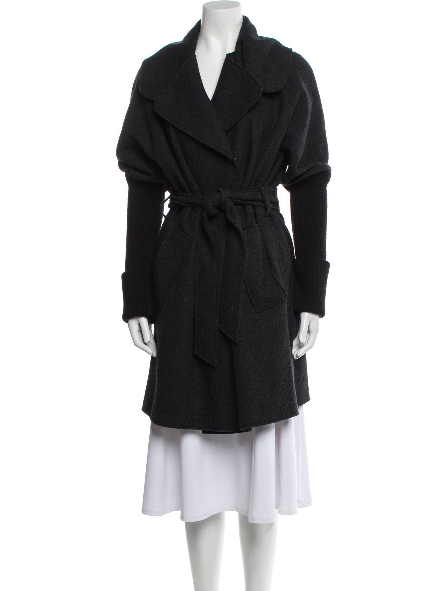 Dolce & Gabbana Virgin Wool Trench Coat