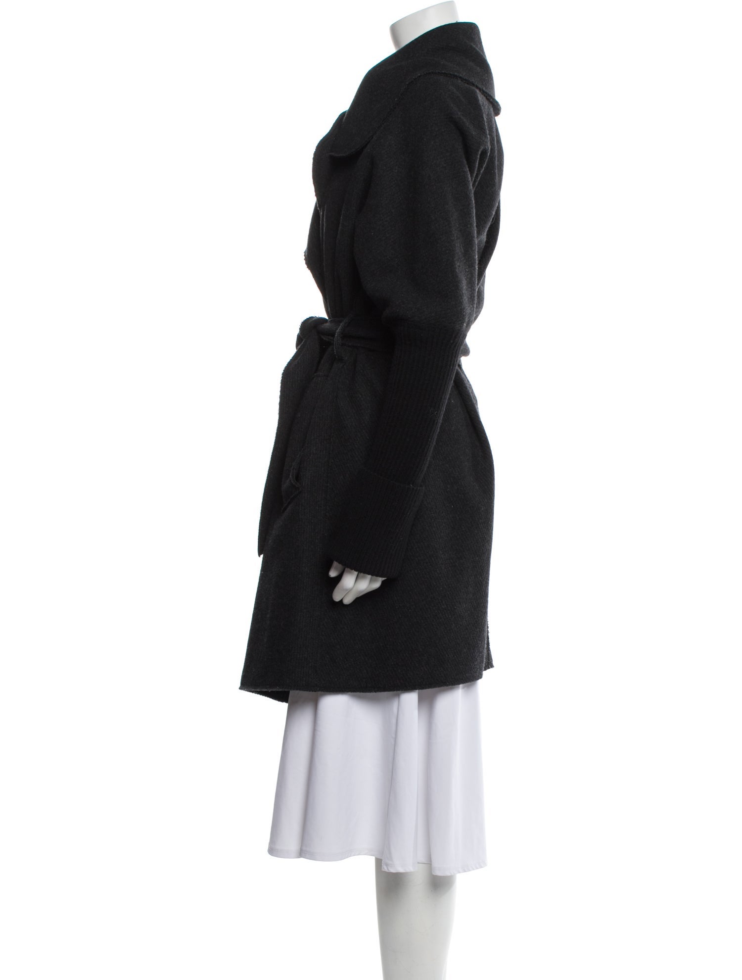 Dolce & Gabbana Virgin Wool Trench Coat