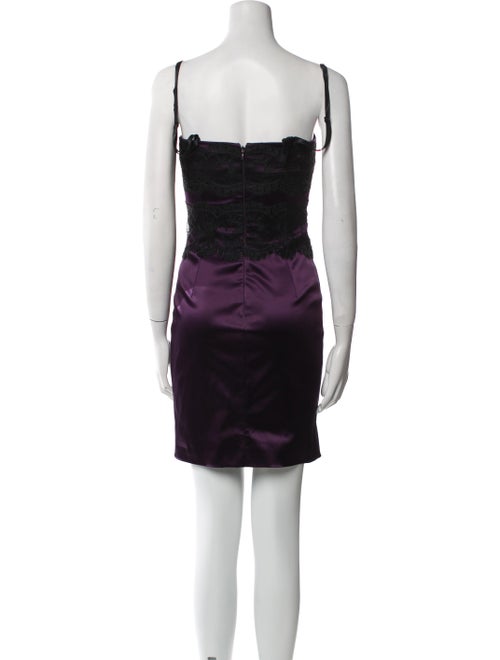 Dolce & Gabbana Square Neckline Mini Dress