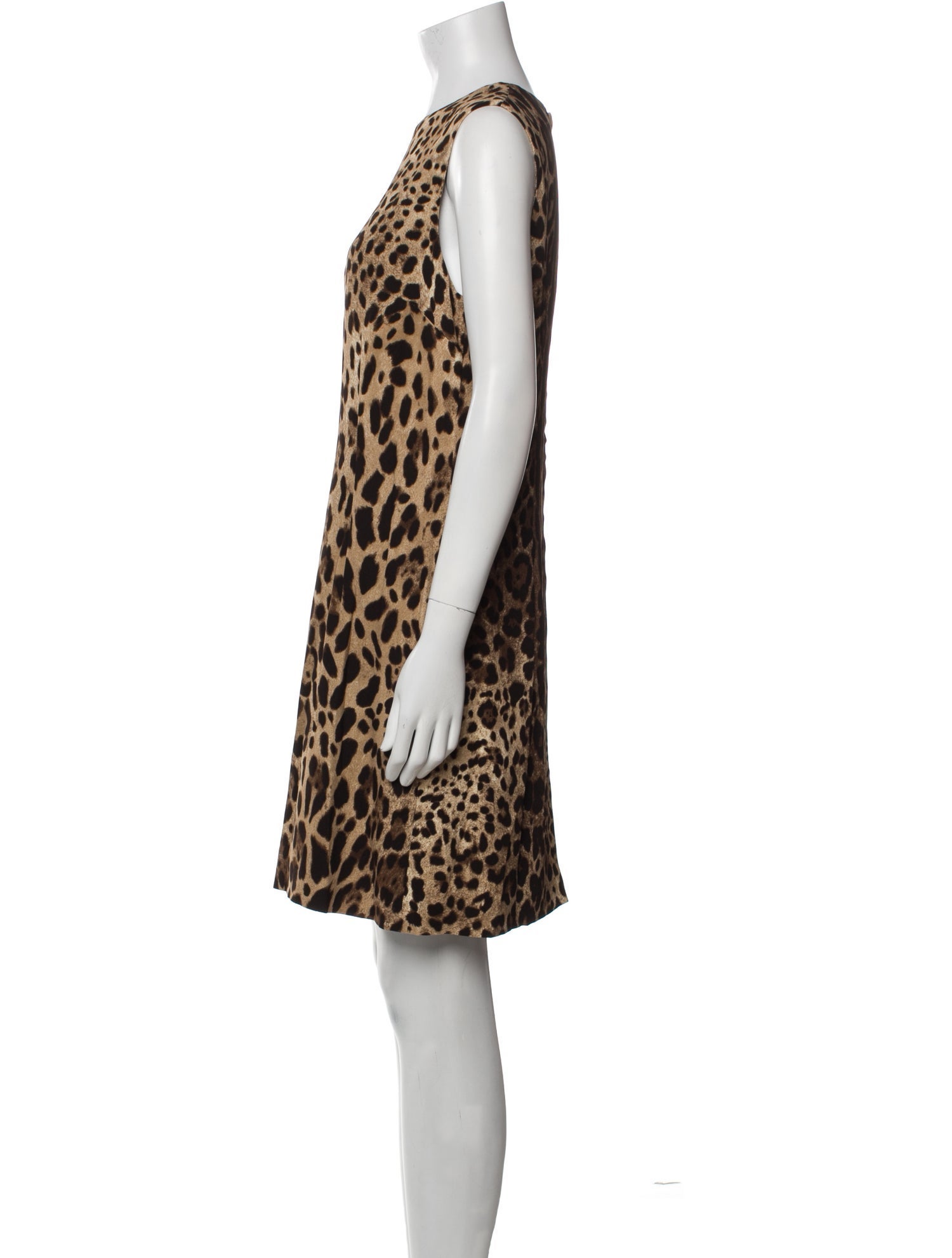 Dolce & Gabbana Animal Print Mini Dress