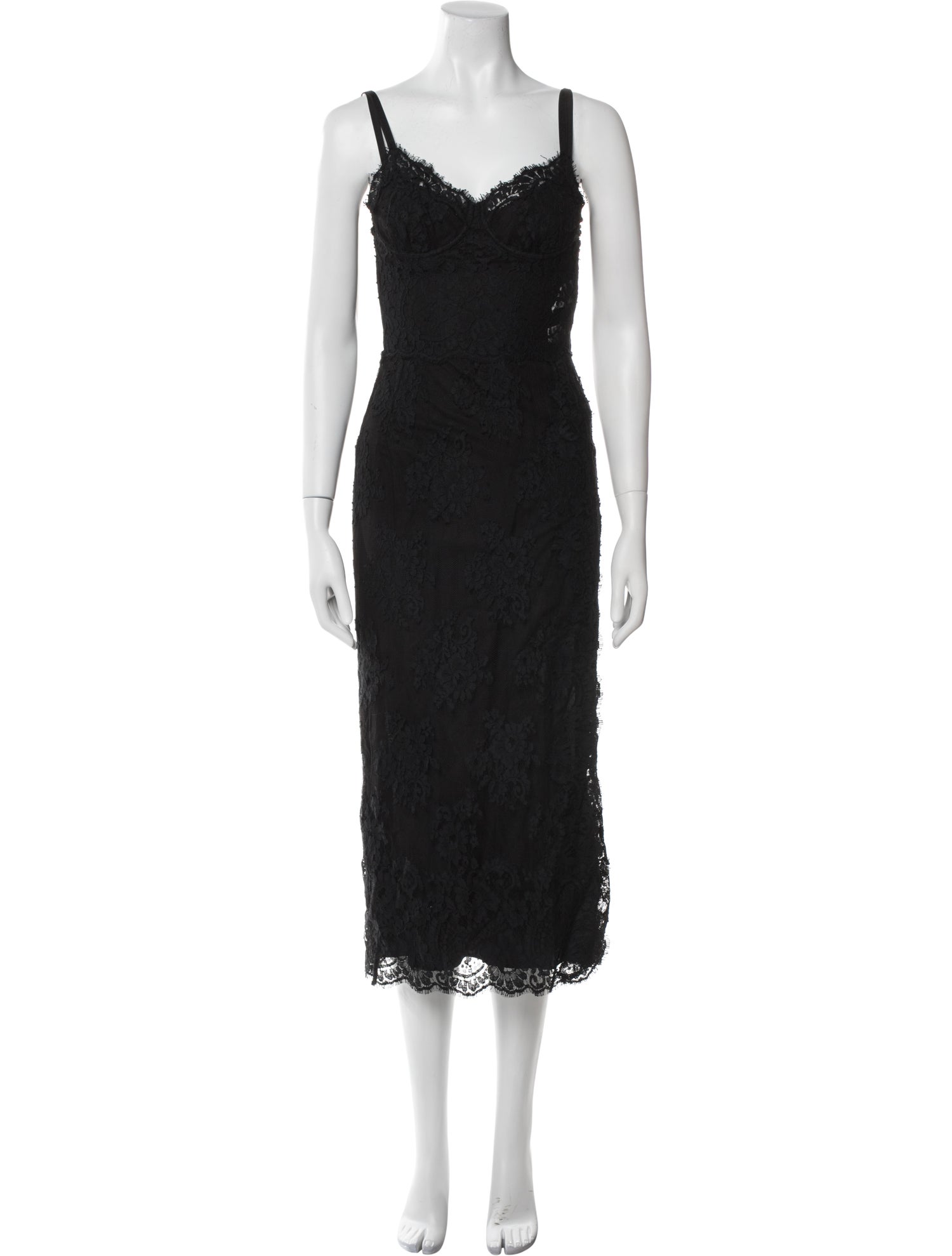 Dolce & Gabbana Lace Midi Length Dress