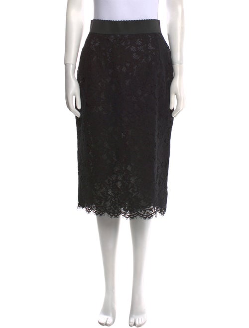 Dolce & Gabbana Lace Pattern Knee-Length Skirt
