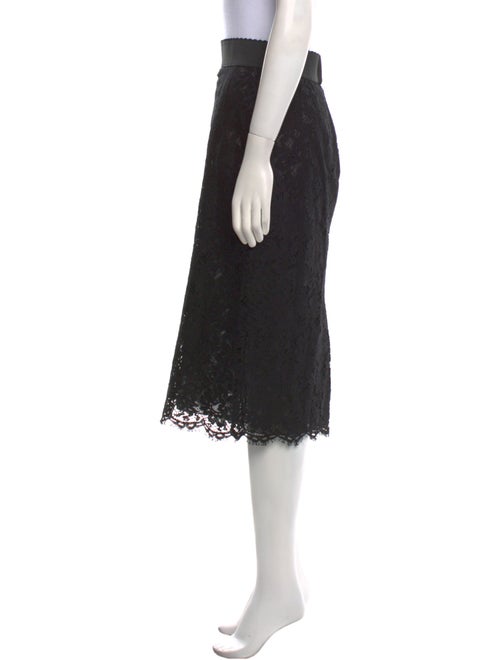 Dolce & Gabbana Lace Pattern Knee-Length Skirt