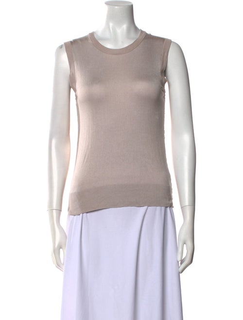 Dolce & Gabbana Silk Crew Neck Top