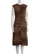 Dolce & Gabbana Wool Midi Length Dress