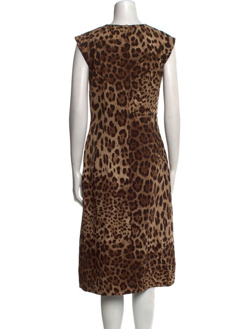 Dolce & Gabbana Wool Midi Length Dress