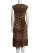 Dolce & Gabbana Wool Midi Length Dress