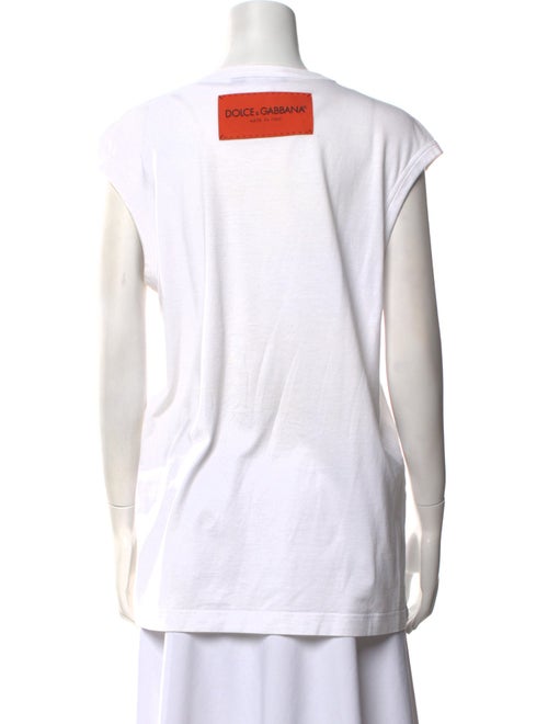 Dolce & Gabbana Graphic Print Crew Neck T-Shirt