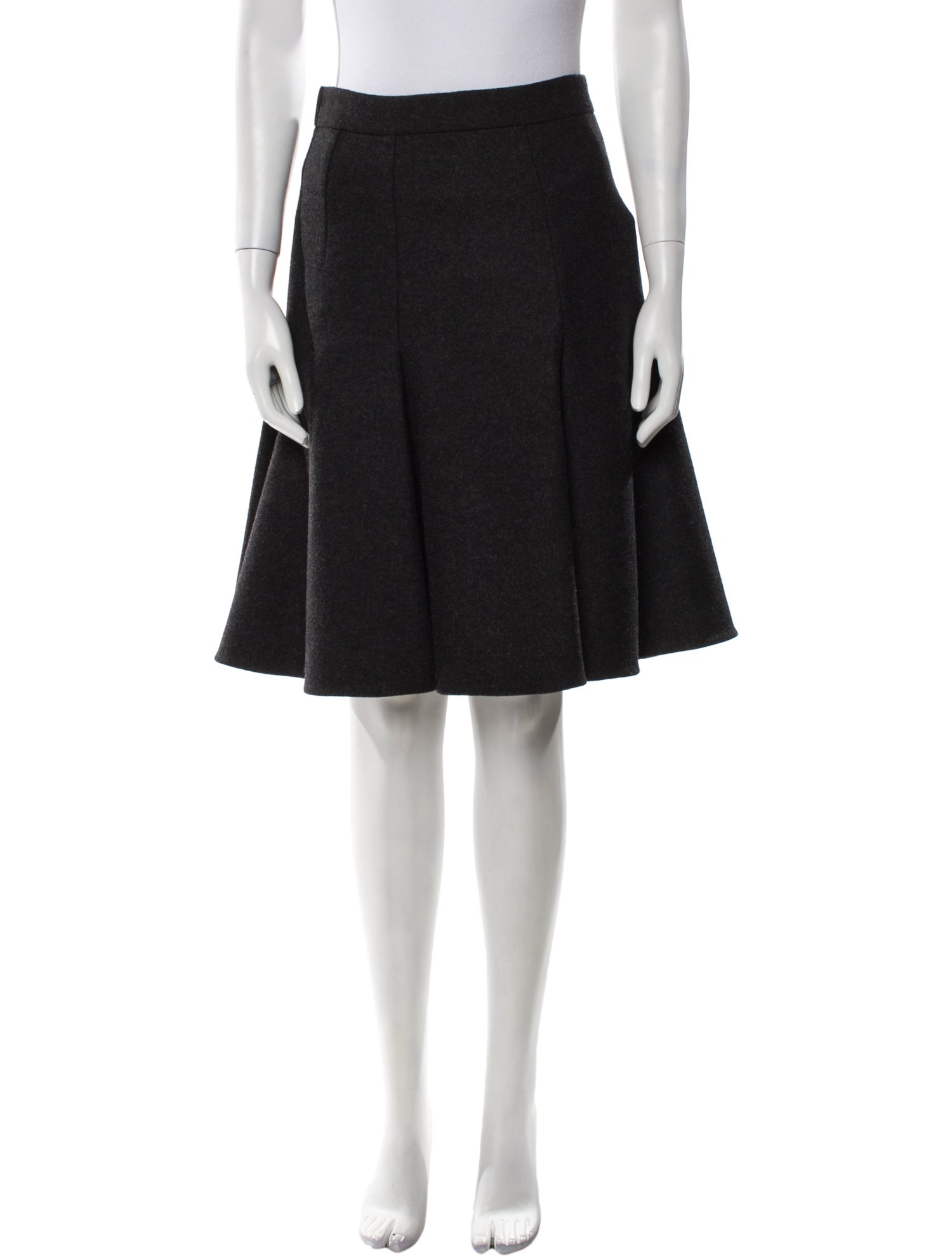 Dolce & Gabbana Virgin Wool Knee-Length Skirt w/ Tags