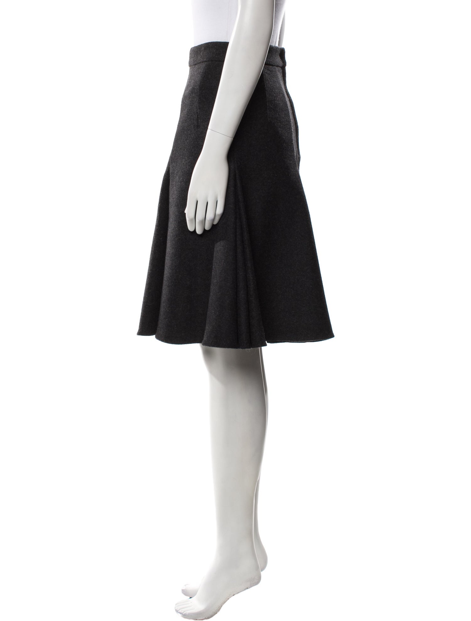 Dolce & Gabbana Virgin Wool Knee-Length Skirt w/ Tags