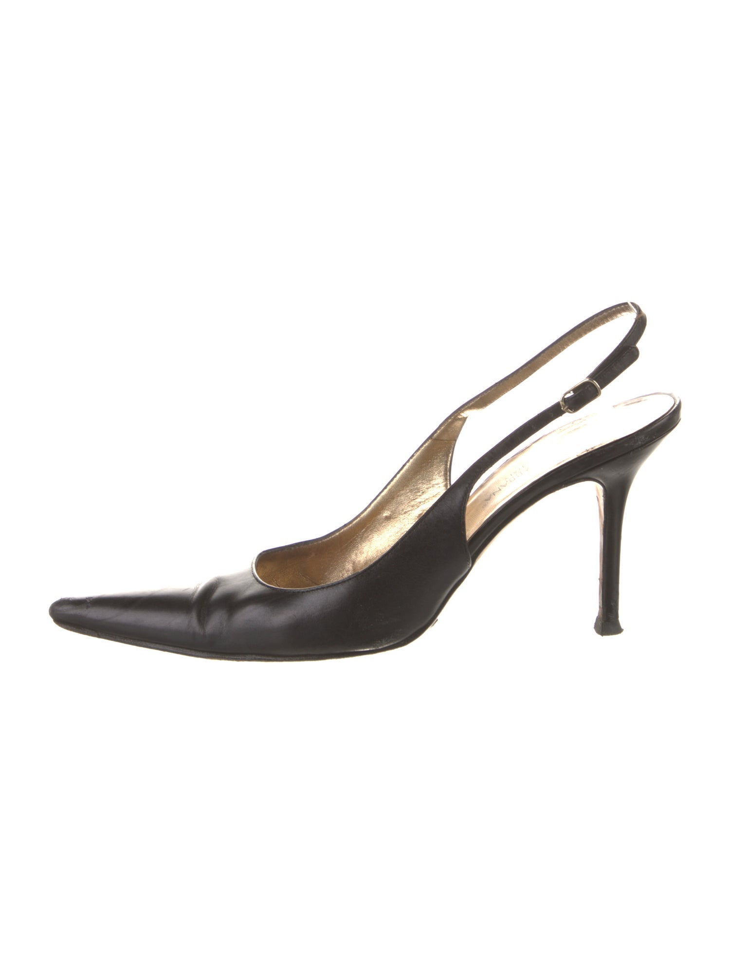 Dolce & Gabbana Leather Slingback Pumps