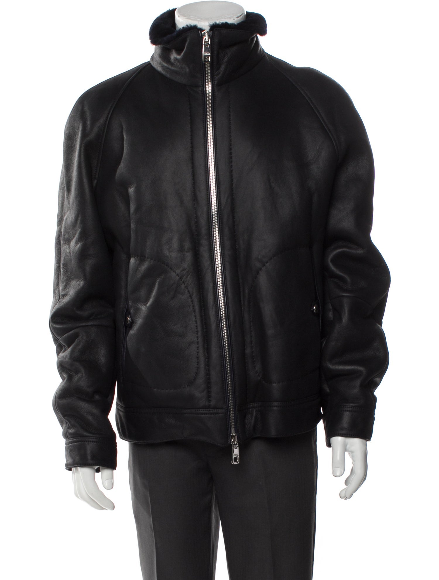 Dolce & Gabbana Lamb Leather Jacket w/ Tags