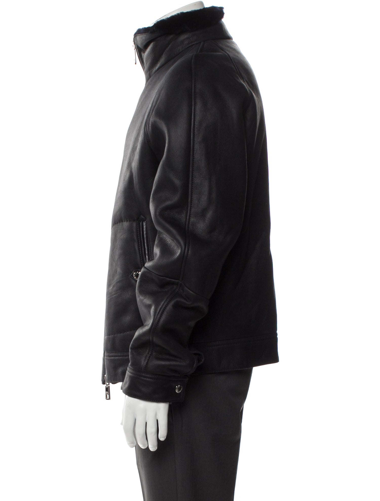 Dolce & Gabbana Lamb Leather Jacket w/ Tags